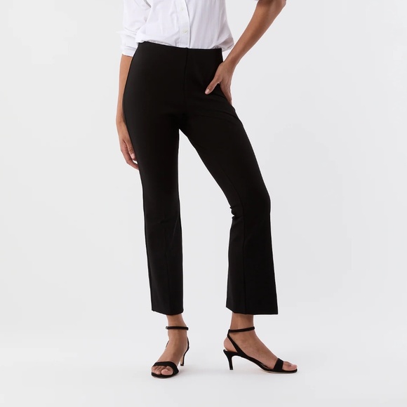 ANN MASHBURN  Faye Flare Cropped Pant - Picture 1 of 9